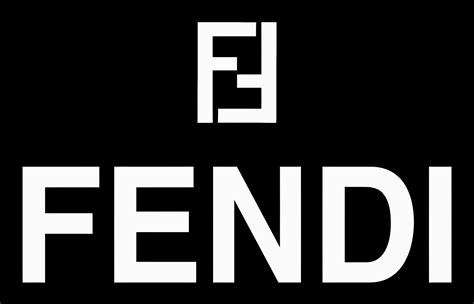 fendi logo black and white background|fendi logo print.